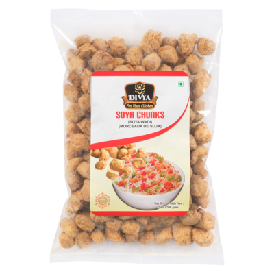 Divya Soya Chunks 200 g, $0.75/100g