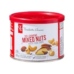 le Choix du Président Mélange de noix avec sel de mer 200 g, 3,50 $/100g