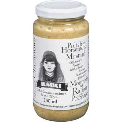 Babci Polish Style Horseradish Mustard    250 ml, $1.04/100ml