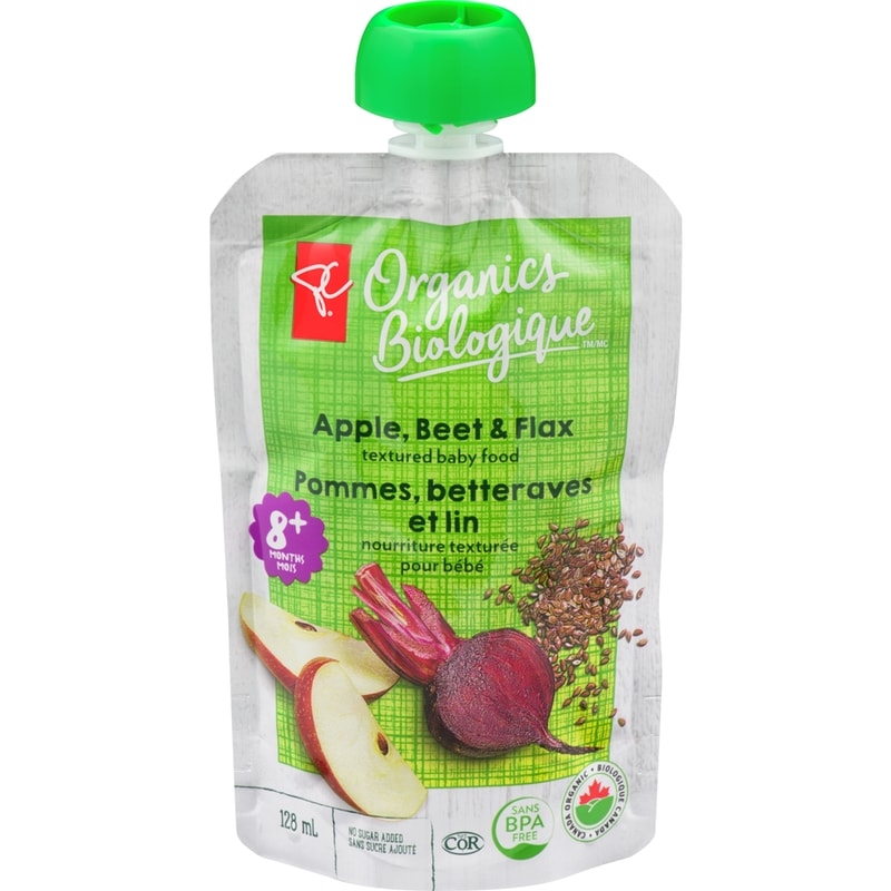 Organic Apple, Beet, & Flax Pouch