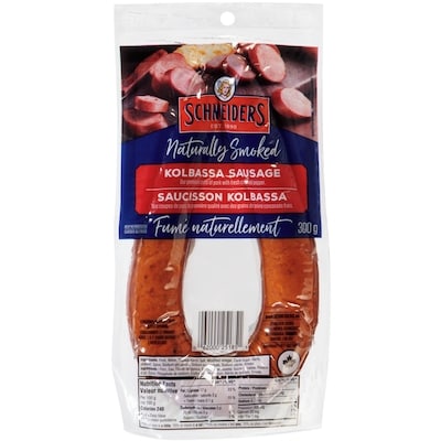 Schneiders Saucisson kolbassa en collier fumé naturellement 300 g, 3,16 $/100g