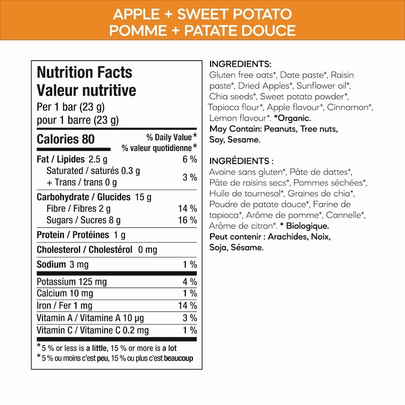 Organic Apple + Sweet Potato Snacks