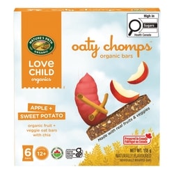 Love Child Organics Barres collation pomme + patate douce Oaty Chomps 138 g, 3,47 $/100g