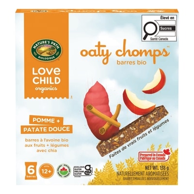 Barres collation pomme + patate douce Oaty Chomps