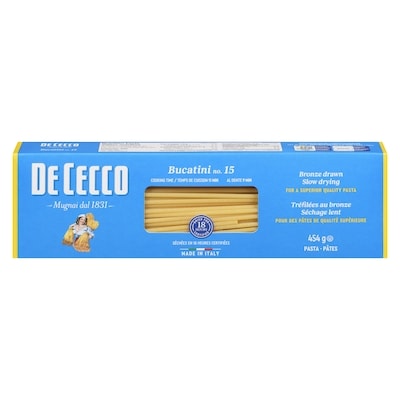 De Cecco Pâtes Bucatini No. 15 450 g, 0,77 $/100g