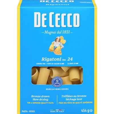 De Cecco Pasta Rigatoni No. 24 450 g, $0.66/100g
