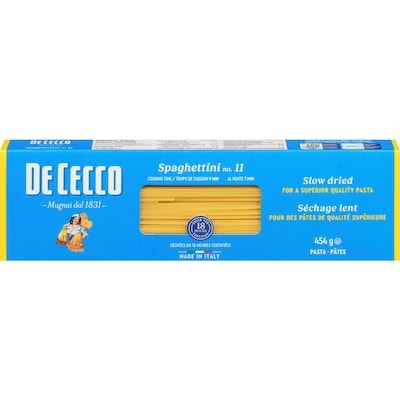 De Cecco Spaghettini 450 g, $0.61/100g