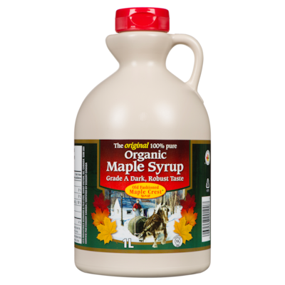 Bernard Organic Maple Syrup 1 l, $2.40/100ml