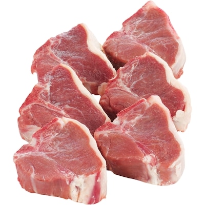 null Fresh New Zealand Lamb Loin Chops $39.66/1kg $17.99/1lb