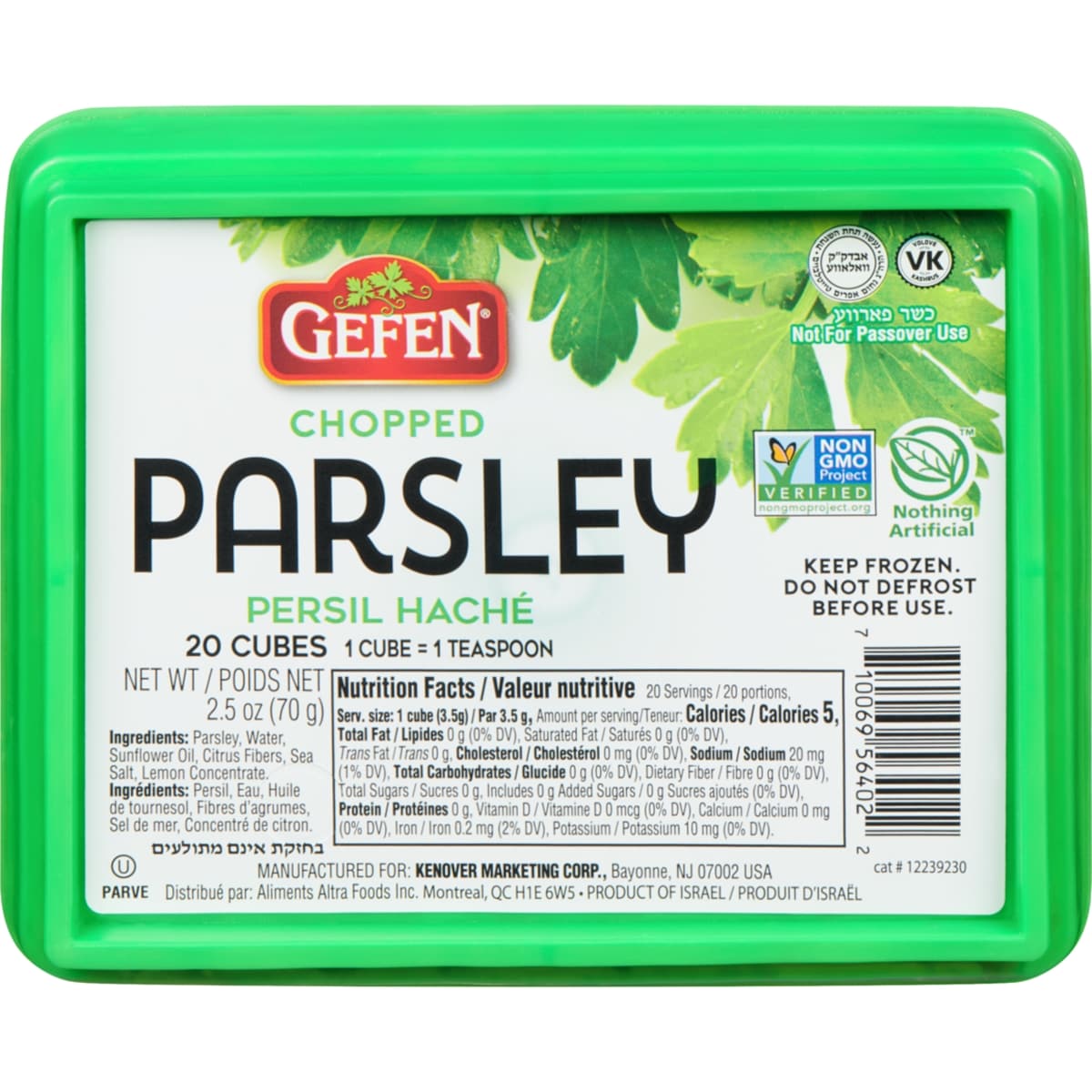 Gefen Persil haché 71 g, 8,44 $/100g