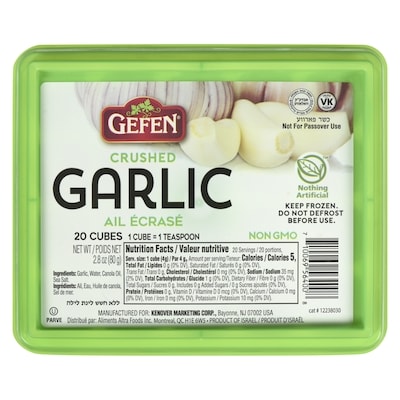 Gefen Kosher Crushed Garlic Cubes 71 g, $7.73/100g
