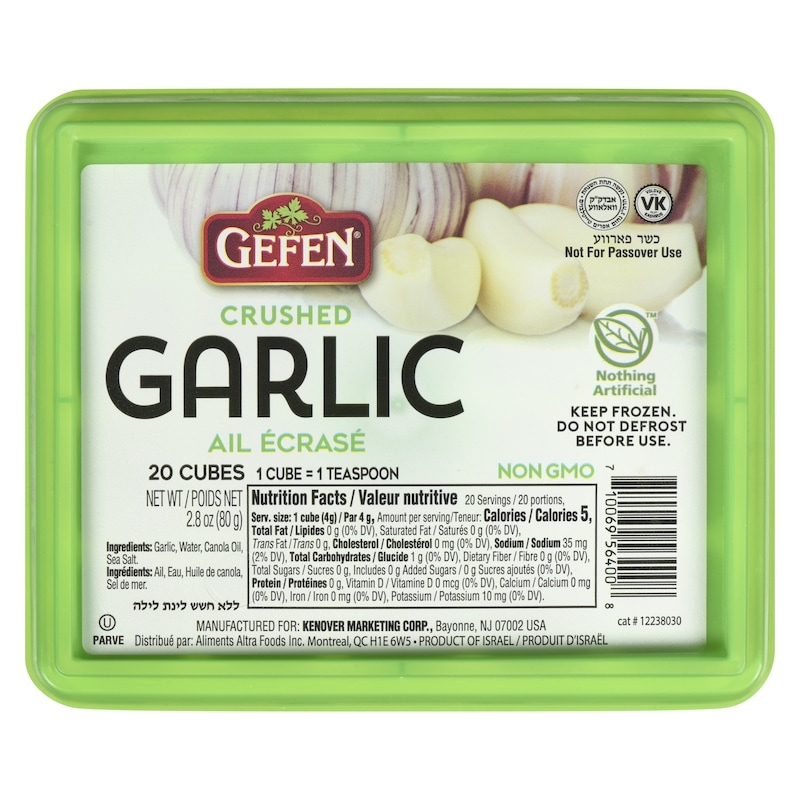 Kosher Crushed Garlic Cubes