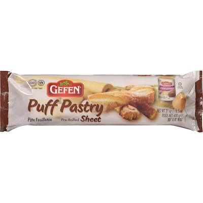 Gefen Kosher Puff Pastry Pre-Rolled Sheet 595 g, $2.18/100g