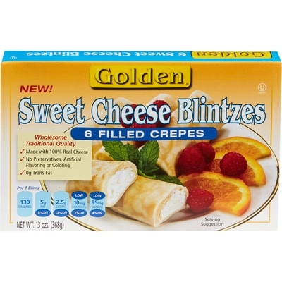 Golden Kosher Sweet Cheese Blintzes 300 g, $3.33/100g