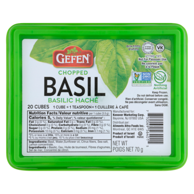 Gefen Cubes de basilic haché 71 g, 7,45 $/100g