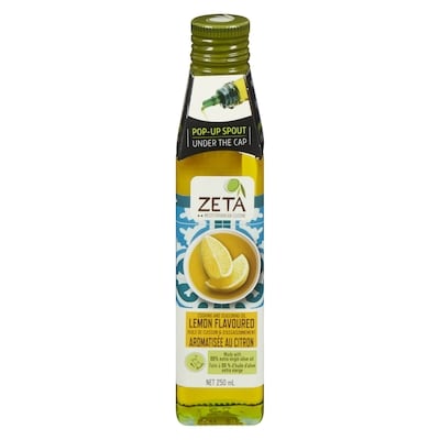 Zeta Huile de cuisson & d'assaisonnement aromatisée au citron 250 ml, 4,40 $/100ml