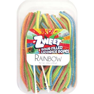 Zweet Kosher Ropes Rainbow Sour     285 g, $2.10/100g