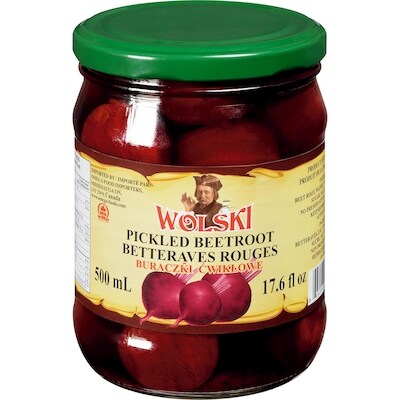 Wolski Betteraves Entières Marinées 540 ml, 0,70 $/100ml