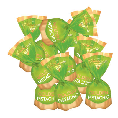 Solidarnosc Pistachio Candies, Golden $2.42/100g