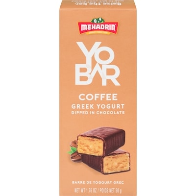 Mehadrin Yobar Greek Yogurt Bar, Coffee 50 g, $8.00/100g