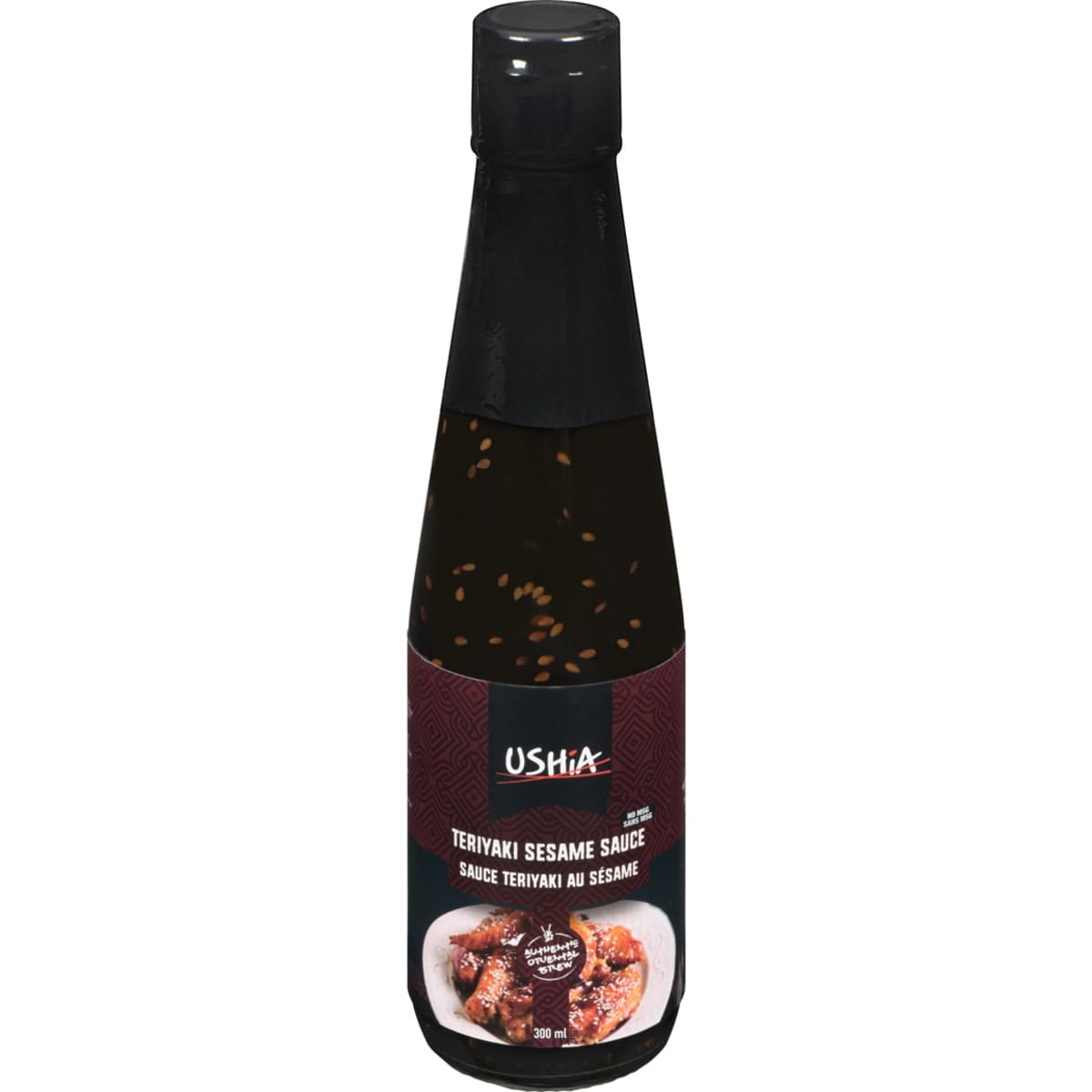 Ushia Sauce teriyaki au sésame casher 300 ml, 1,00 $/100ml