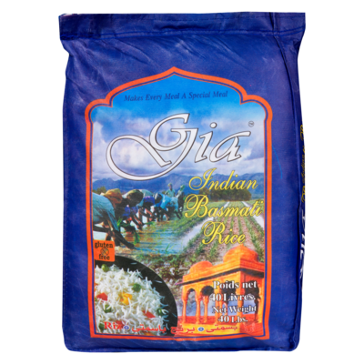 Gia Indian Basmati Rice 18.14 kg, $0.26/100g