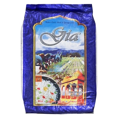 Gia Indian Basmati Rice 18.14 kg, $0.25/100g