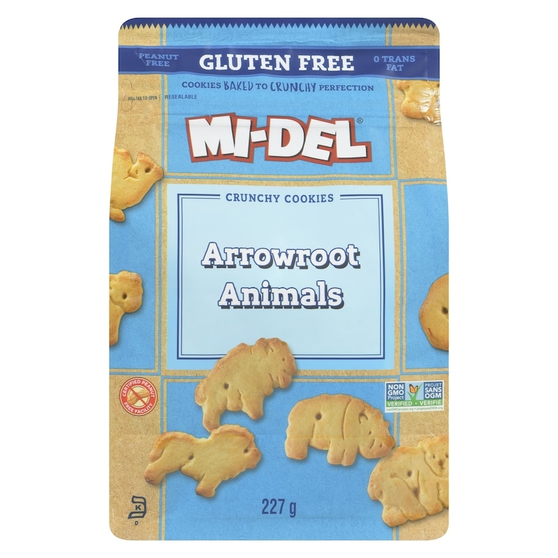 Gluten Free Arrowroot Animals Crunchy Cookies