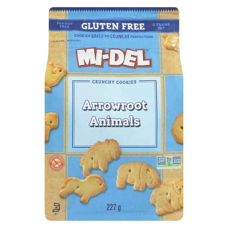 Gluten Free Arrowroot Animals Crunchy Cookies