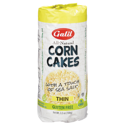 Galil Kosher Corn Cakes With Salted    100 g, $1.99/100g
