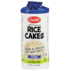 Galil Galettes de riz salées Galil casher 100 g, 2,50 $/100g