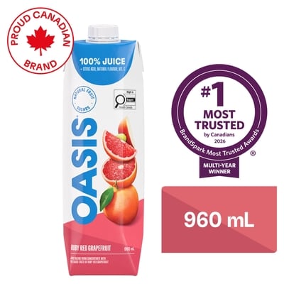 Oasis Ruby Red Grapefruit Juice 960 ml, $0.23/100ml