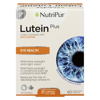 Nutri-Pur Nutripūrlutein Plus Eye Health 60 Vegetarian Capsules 60 ea, $0.67/1ea