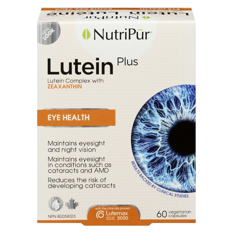 Nutripūrlutein Plus Eye Health 60 Vegetarian Capsules