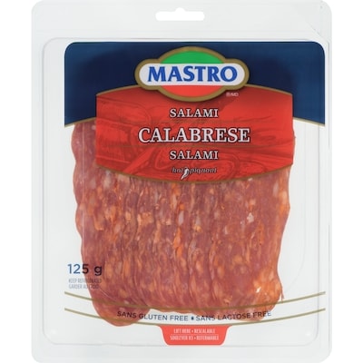 Mastro Calabrese Salami, Hot 125 g, $6.40/100g