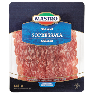 Mastro Salami Soppressata 125 g, 6,40 $/100g