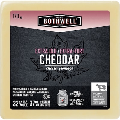 Bothwell Extra Old Cheddar 32% MG 170 g, 5,46 $/100g