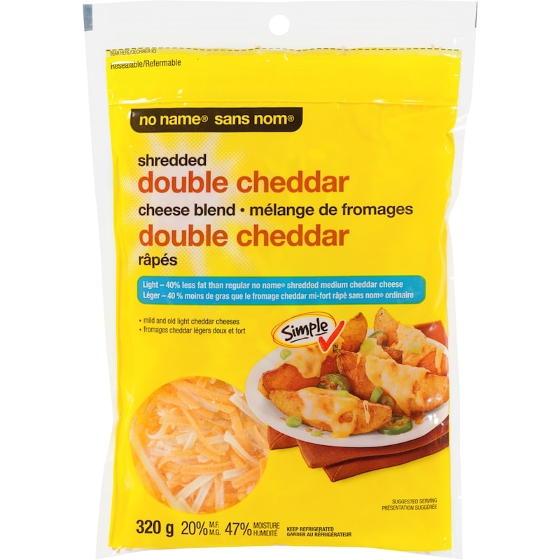 Light Double Cheddar Shredded Cheese