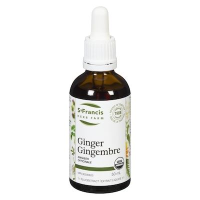 St Francis Herb Farm 1:1 Fluidextract Ginger 50 ml, $51.98/100ml