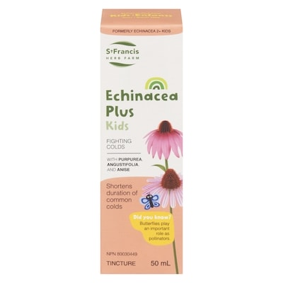 St Francis Herb Farm EchinaSera Kids Combo Tincture Children's Colds 50 ml, $41.98/100ml
