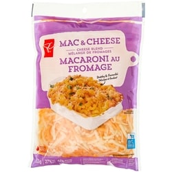 President's Choice Mac & Cheese Shredded Cheese Blend 320 g, $1.88/100g