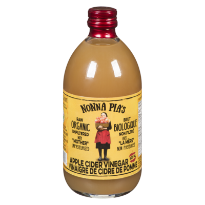 Nonna Pia’s Gourmet Sauces Vinaigre de cidre de pommes biologique 500 ml, 1,30 $/100ml