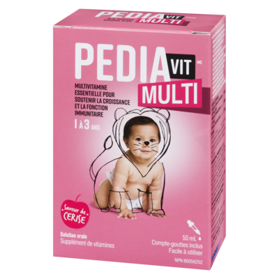 Multivitamine pour enfants, cerise