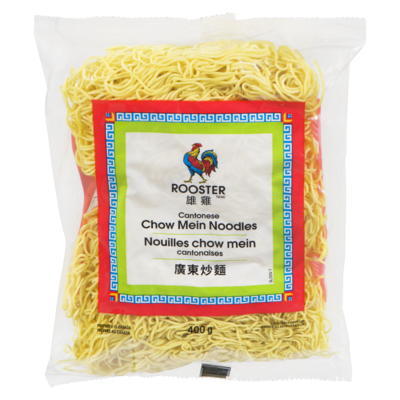 Rooster Chow Mein Noodles Cantonese 400 g, $0.75/100g