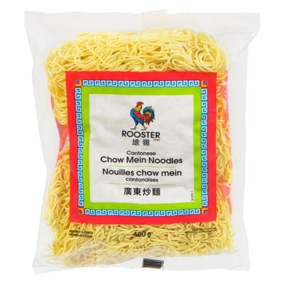 Rooster Nouilles Chow Mein cantonaises 400 g, 1,12 $/100g