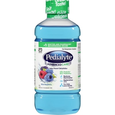 Pedialyte AdvancedCare®, Liquid Electrolyte Solution, Blue Raspberry 1000 ml, $1.50/100ml
