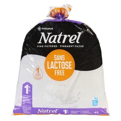 Natrel Lactose Free 1% Dairy Product (4L) 4 l, $0.31/100ml