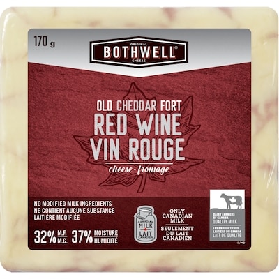 Bothwell Red Wine Aged Cheddar 170 g, $5.88/100g
