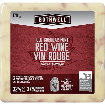 Bothwell Fromage cheddar vieilli au vin rouge 170 g, 5,88 $/100g