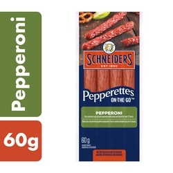 Schneiders Pepperettes On-the-go Sausage Sticks, Pepperoni 60 g, $7.48/100g